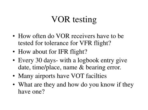 Image result for Vor Test Questions