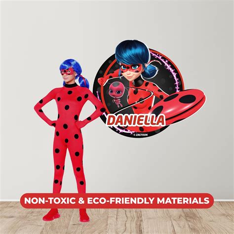 EGD Custom Name Miraculous Ladybug Wall Decal | India | Ubuy