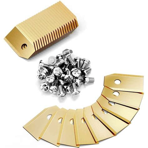 Replacement Robotic Mower Carbon Steel Blades For All Automower 30 ...