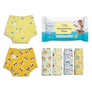Buy superbottoms 6 Padded Underwear + Xtrahydrating Wipes-40 Pack|3X ...