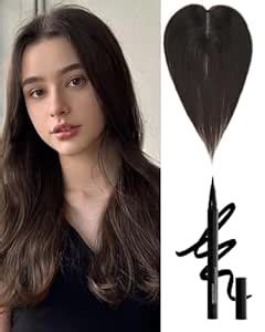 HAIR WALA™ Light Weight 2 clips Hair Topper for Thinning Hair Women,14. ...