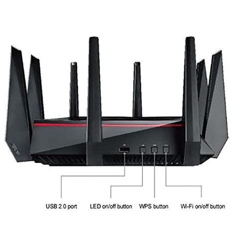 ASUS RT-AC5300 WiFi Gaming Router online at low price from TPS ...