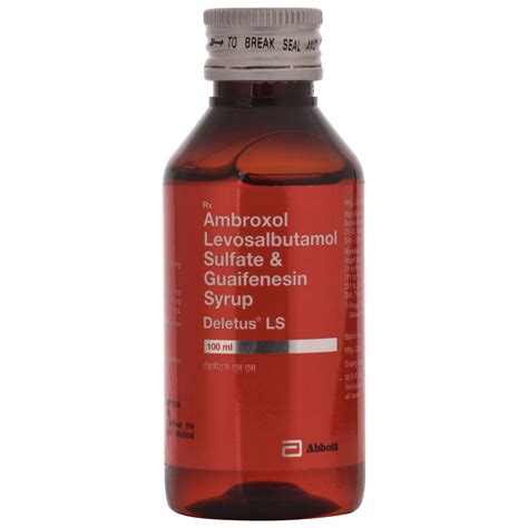 Deletus LS - Bottle of 100 ml Syrup : Amazon.in: Health & Personal Care