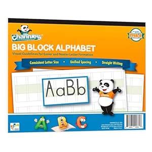 Channie's Big Block Alphabet Blank Worksheets Prek-1st 80 pages Perfect ...
