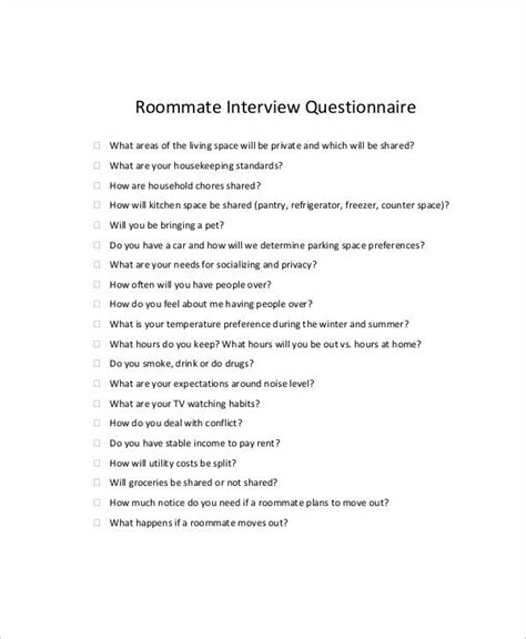 Image result for Interview Questionnaire Examples