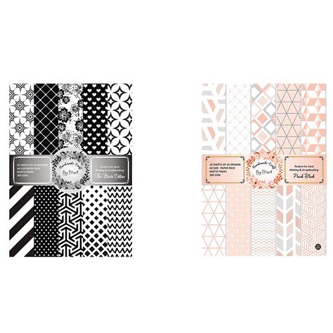 Dheett Scrapbooking Paperpack A4 40 Decorative Craft Scrapbook Paper ...