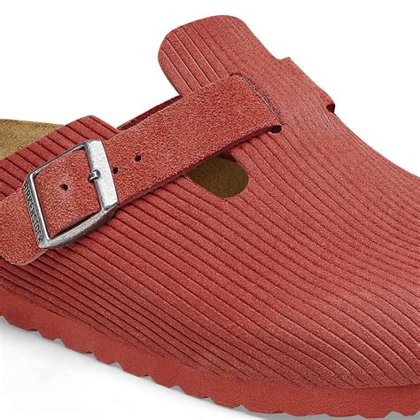 Buy Red Boston Suede Embossed Online in India - BIRKENSTOCK