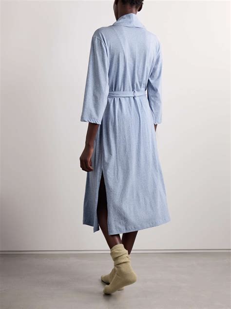 SKIN Carina organic Pima cotton-jersey robe | NET-A-PORTER