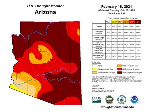 Drought Information Statement for Arizona & SE California - Updated ...