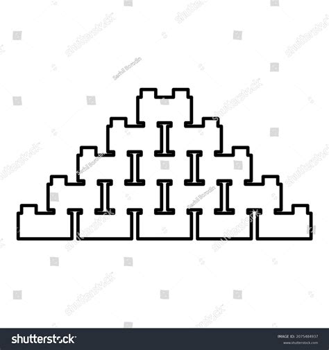 Image result for Pyramid Bricks Pattern