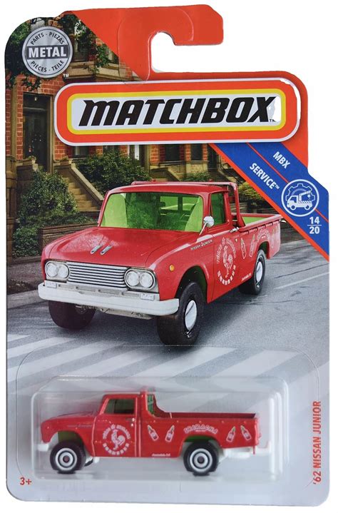 Buy Matchbox '62 Nissan Junior, MBX Service 14/20 [red] 89/100 Online ...