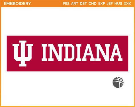 Indiana Hoosiers - Wordmark Logo (2002) - College Sports Embroidery ...