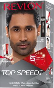 Revlon Top Speed Hair Color Man , Natural Black 70M - Price in India ...