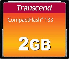 Transcend TS2GCF133 2GB 133x Compact Flash Card TS2GCF133 2GB 133x ...