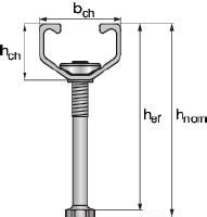 HAC Cast-in anchor channel - Cast-in anchor channels - Hilti India