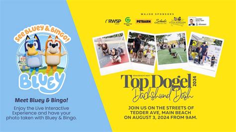 Bluey Meet and Greet at Next Top Dogel (FREE EVENT), Tedder Avenue,Main ...