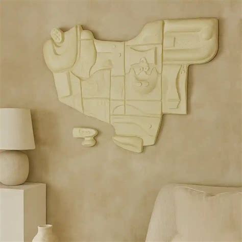 Abstract Wall Art Desert Mirage Sculpted Texture for Decor – Qibo ...