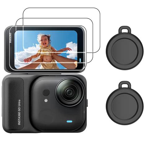 AMAZEAR Display & Lens Protection for Insta360 GO Ultra Accessories - 3 ...