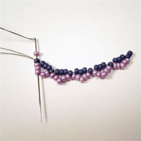 Beading Stitch Tutorials Netting 的图像结果