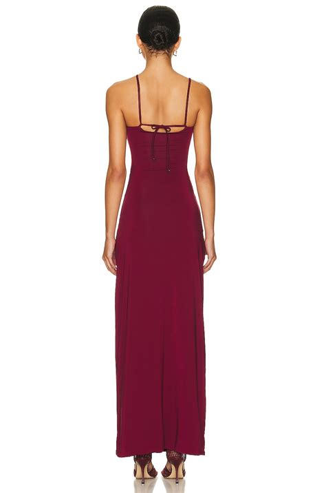 Maygel Coronel Veranera Maxi Dress in Burgundy | FWRD