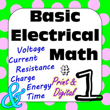 Basic Electrical Math Problems 的图像结果