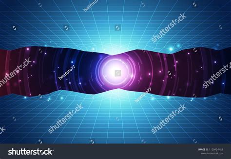 Vector Abstract Futuristic Technology Illustration High Stock Vector ...
