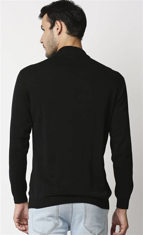 Fostino Tango Black Turtle Neck T-Shirt - Fostino T-Shirts