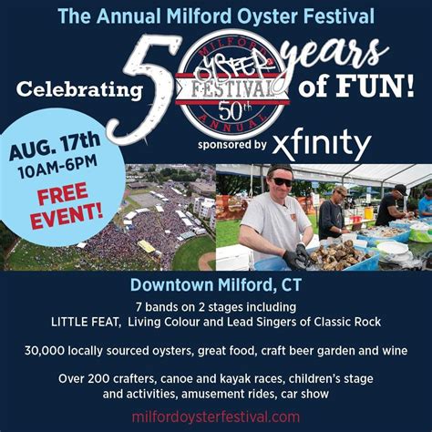 50th Annual Milford Oyster Festival, Milford Oyster Festival, Peconic ...