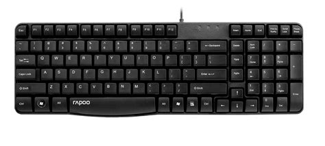 Rapoo NK2400 Wired Keyboard Black – BROOT COMPUSOFT LLP