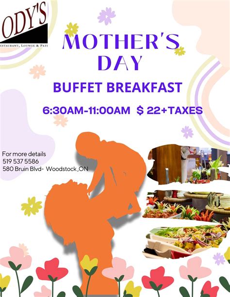 Mothers Day Buffet Breakfast, 580 Bruin Blvd, Woodstock, ON, Canada ...