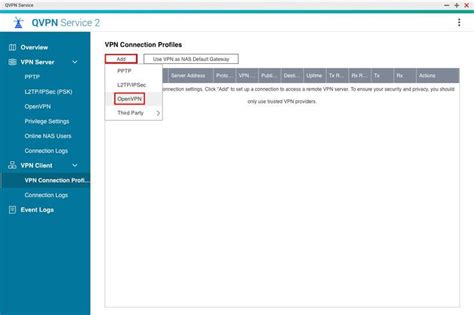 How does my QNAP NAS connect to an OpenVPN server using an .ovpn ...