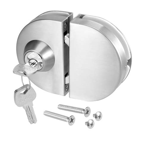 Buy sourcing 12mm Glass to Glass Door Latch Lock Stainless Steel ...