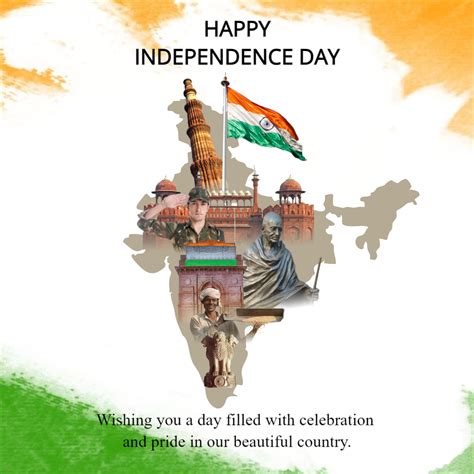 Edit 2024 78th Happy Independence Day Wishing Temlate Banner Fo free ...