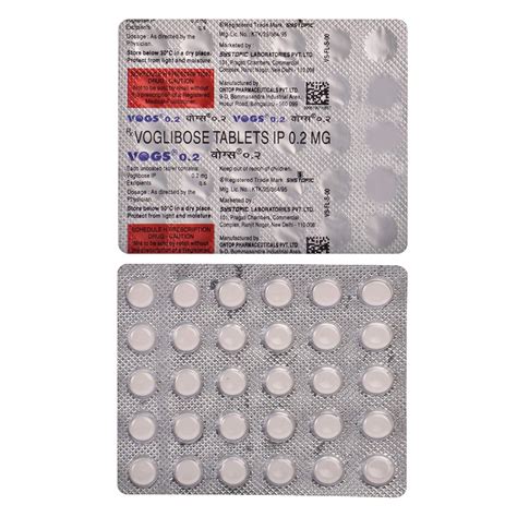 Vogs®0.2 - Strip of 30 Tablets : Amazon.in: Fashion