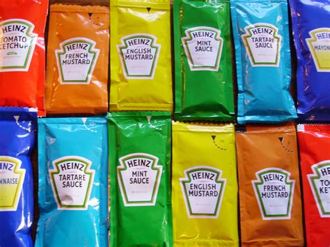 Heinz Multi Colored Ketchup | Coloring Pages