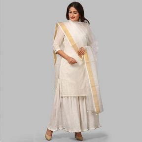 Off-White Kota Doriya Dupatta with Pom Poms – anokherang
