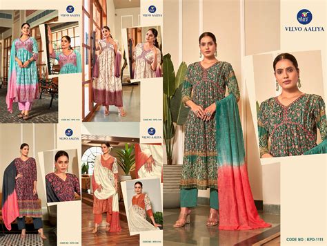 Vitara Velvo Aila Cut Designer Readymade Dress Collection