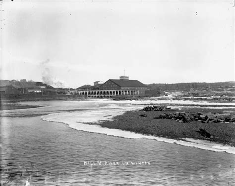 Lumber Mill on Chippewa River in Winter | Photograph | Wisconsin ...