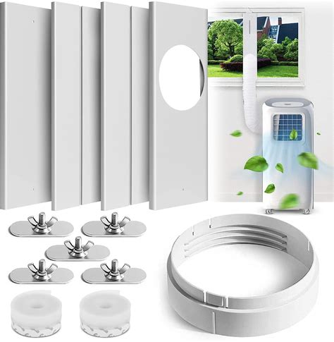 Portable Air Conditioner Window Kit, Portable AC Window kit with 2pack ...