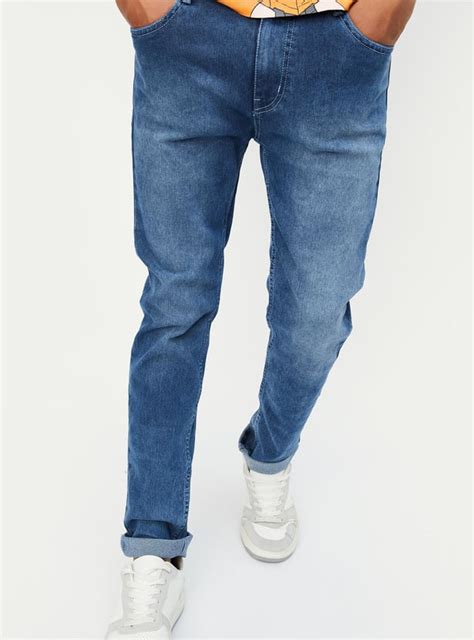 Buy Boys Slim Fit Washed Jeans Online at just Rs. 699.0 - 1000013191383 ...