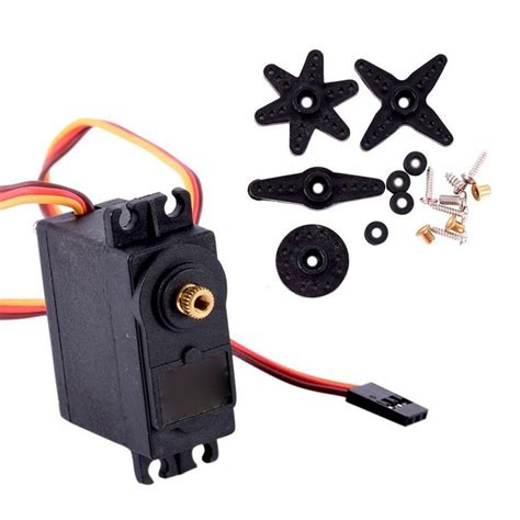 Tower Pro MG996R (180) Semi Metal Gear Servo Motor 180 Degree Rotation ...