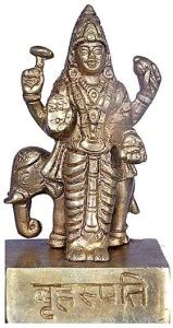 jy Brass Brihaspati Graha Jupiter God Idol Decorative Showpiece - 12 cm ...