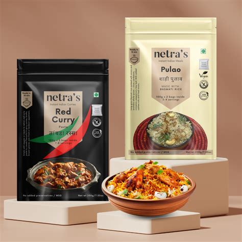 Netra's Instant Indian Cuisine | Breakfast, Meals, Curries & Sweets