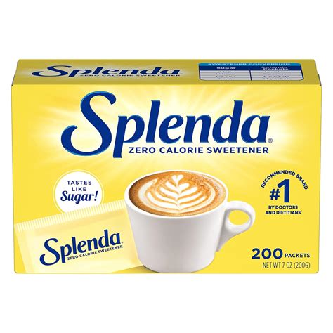 Splenda No Calorie Sweetener, 200 Count Packets : Amazon.in: Grocery ...
