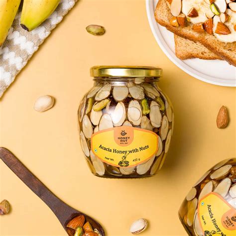 Acacia Honey with Nuts – Honey Hut