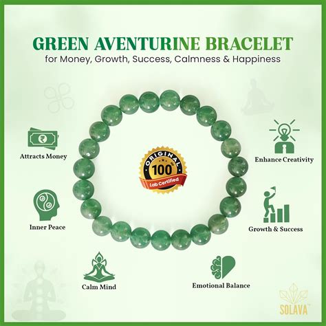 Buy 100% Original Green Aventurine Bracelet with Certificate – SOLAVA WORLD