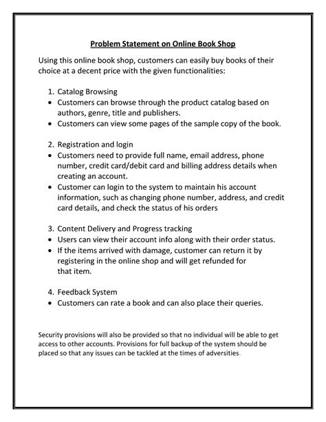 Use case, Object and class Diagrams - Problem Statement on Online Book ...