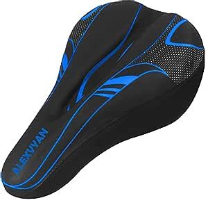 Buy AlexVyan Advanced Gel Bicycle Saddle Seat Cushion Cover for Indoor ...