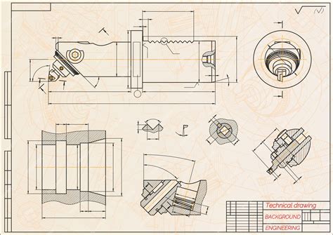 Mechanic Engineer Drawing 的图像结果