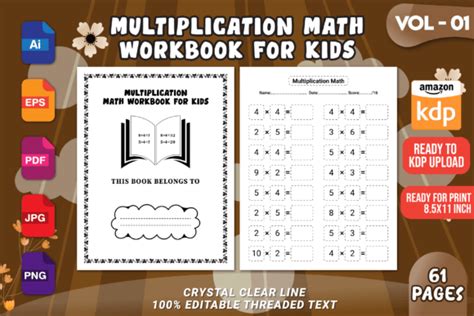 Image result for Math Workbook for Multiplication